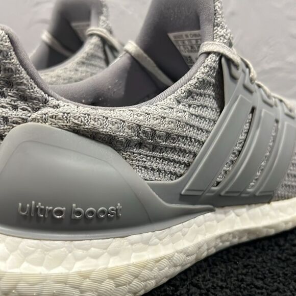 🔥🔥 ADIDAS Ultraboost 4.0 Grey Womens Running Shoes Sneakers Sz 7 - EUC - Picture 9 of 13